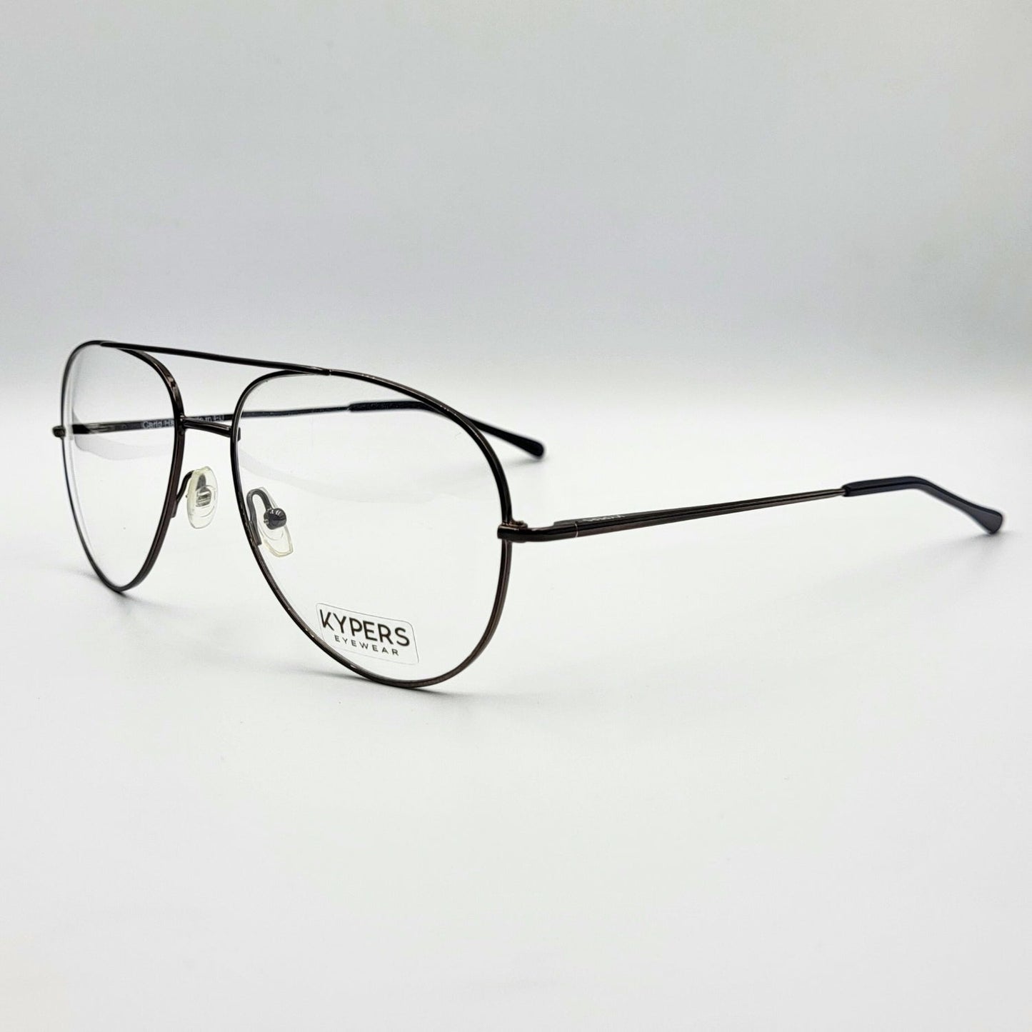 Kypers CARLOS - Charcoal Gray Aviator Eyeglasses by The Nevermore – Unique Eyeglasses by Nevermore Lifestyle & Tech |