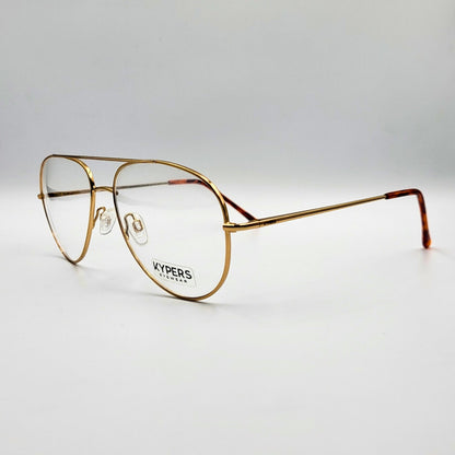 Kypers CARLOS - Gold Aviator Eyeglasses by The Nevermore – Unique Eyeglasses by Nevermore Lifestyle & Tech |