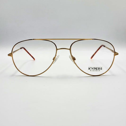 Kypers CARLOS - Gold Aviator Eyeglasses by The Nevermore – Unique Eyeglasses by Nevermore Lifestyle & Tech |