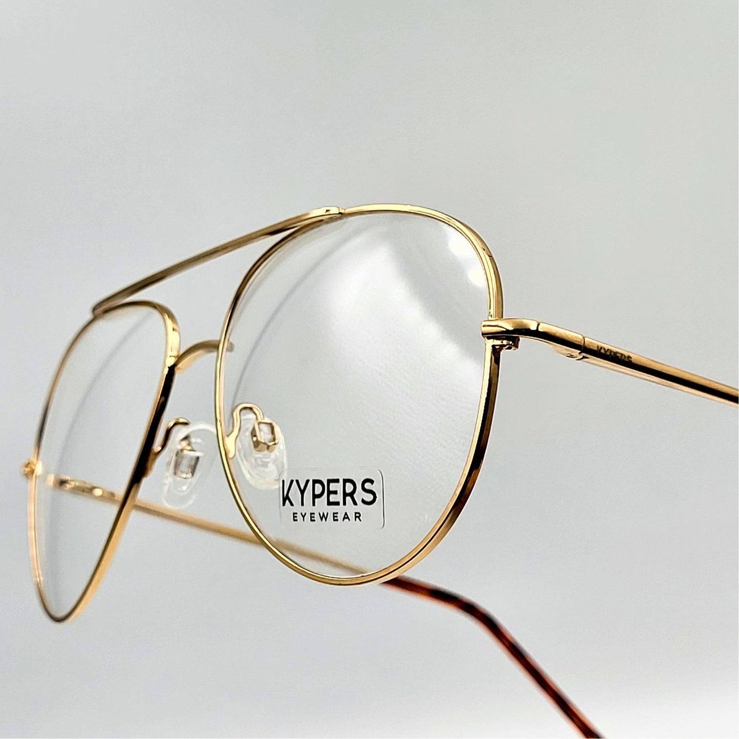 Kypers CARLOS - Gold Aviator Eyeglasses by The Nevermore – Unique Eyeglasses by Nevermore Lifestyle & Tech |