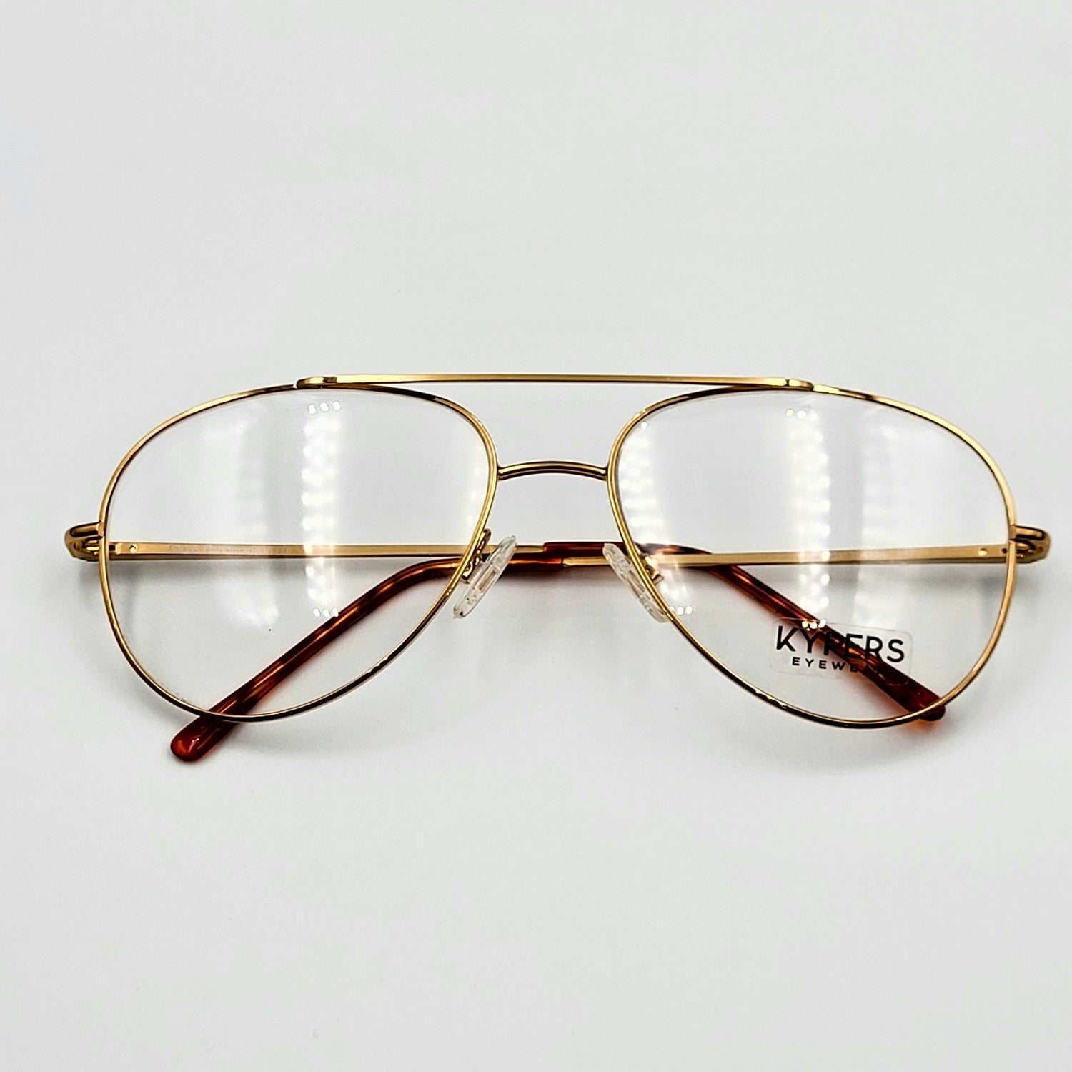 Kypers CARLOS - Gold Aviator Eyeglasses by The Nevermore – Unique Eyeglasses by Nevermore Lifestyle & Tech |