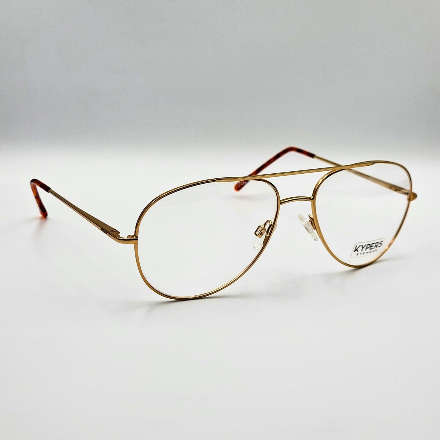 Kypers CARLOS - Gold Aviator Eyeglasses by The Nevermore – Unique Eyeglasses by Nevermore Lifestyle & Tech |