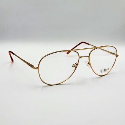 Kypers CARLOS - Gold Aviator Eyeglasses by The Nevermore – Unique Eyeglasses by Nevermore Lifestyle & Tech |