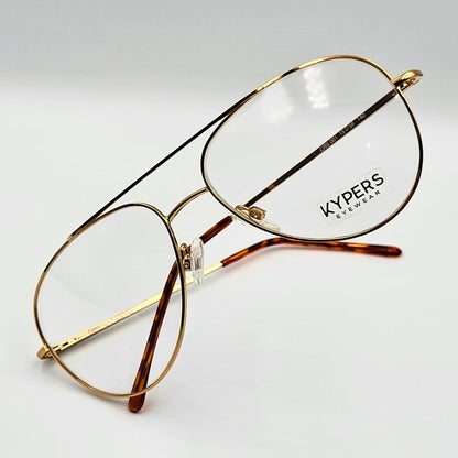 Kypers CARLOS - Gold Aviator Eyeglasses by The Nevermore – Unique Eyeglasses by Nevermore Lifestyle & Tech |