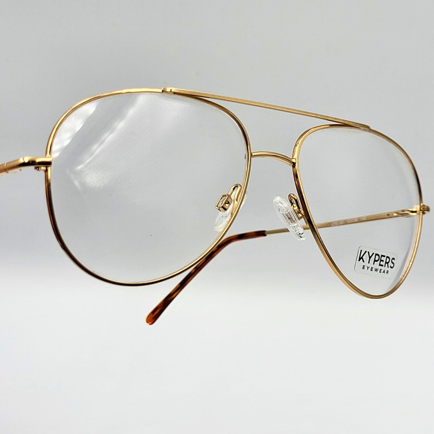 Kypers CARLOS - Gold Aviator Eyeglasses by The Nevermore – Unique Eyeglasses by Nevermore Lifestyle & Tech |