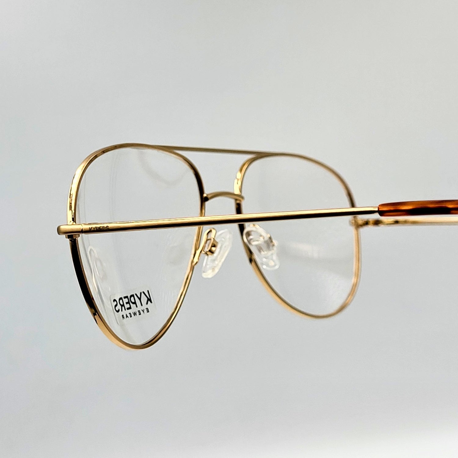 Kypers CARLOS - Gold Aviator Eyeglasses by The Nevermore – Unique Eyeglasses by Nevermore Lifestyle & Tech |
