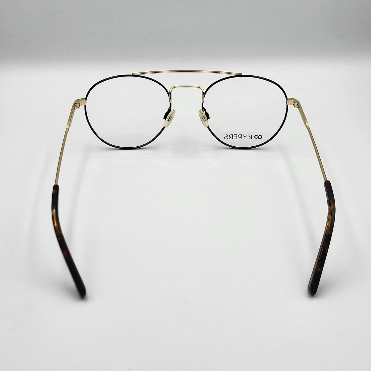 Kypers GREG 005 - Gold Black Eyeglasses by The Nevermore – Unique Eyeglasses by Nevermore Lifestyle & Tech |