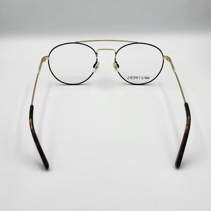 Kypers GREG 005 - Gold Black Eyeglasses by The Nevermore – Unique Eyeglasses by Nevermore Lifestyle & Tech |