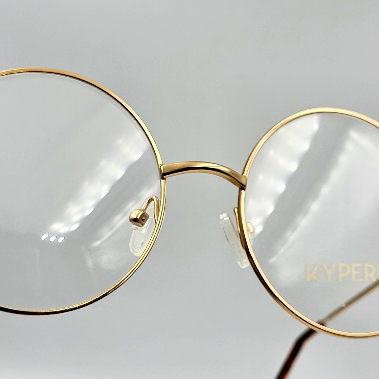Kypers NORA - Gold Round Eyeglasses by The Nevermore – Unique Eyeglasses by Nevermore Lifestyle & Tech |