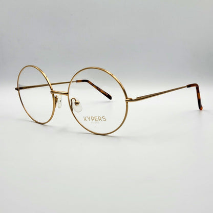 Kypers NORA - Gold Round Eyeglasses by The Nevermore – Unique Eyeglasses by Nevermore Lifestyle & Tech |