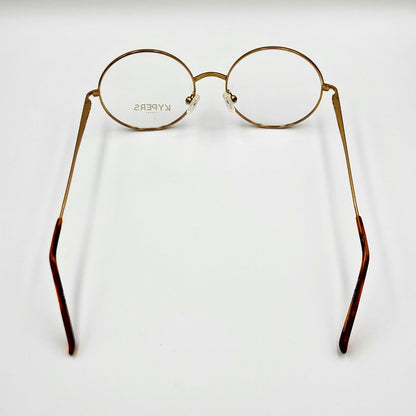 Kypers NORA - Gold Round Eyeglasses by The Nevermore – Unique Eyeglasses by Nevermore Lifestyle & Tech |