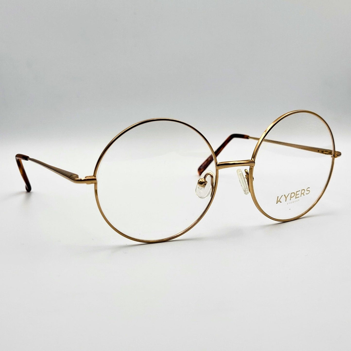Kypers NORA - Gold Round Eyeglasses by The Nevermore – Unique Eyeglasses by Nevermore Lifestyle & Tech |