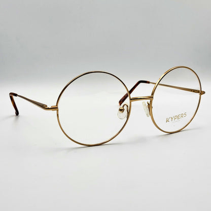 Kypers NORA - Gold Round Eyeglasses by The Nevermore – Unique Eyeglasses by Nevermore Lifestyle & Tech |