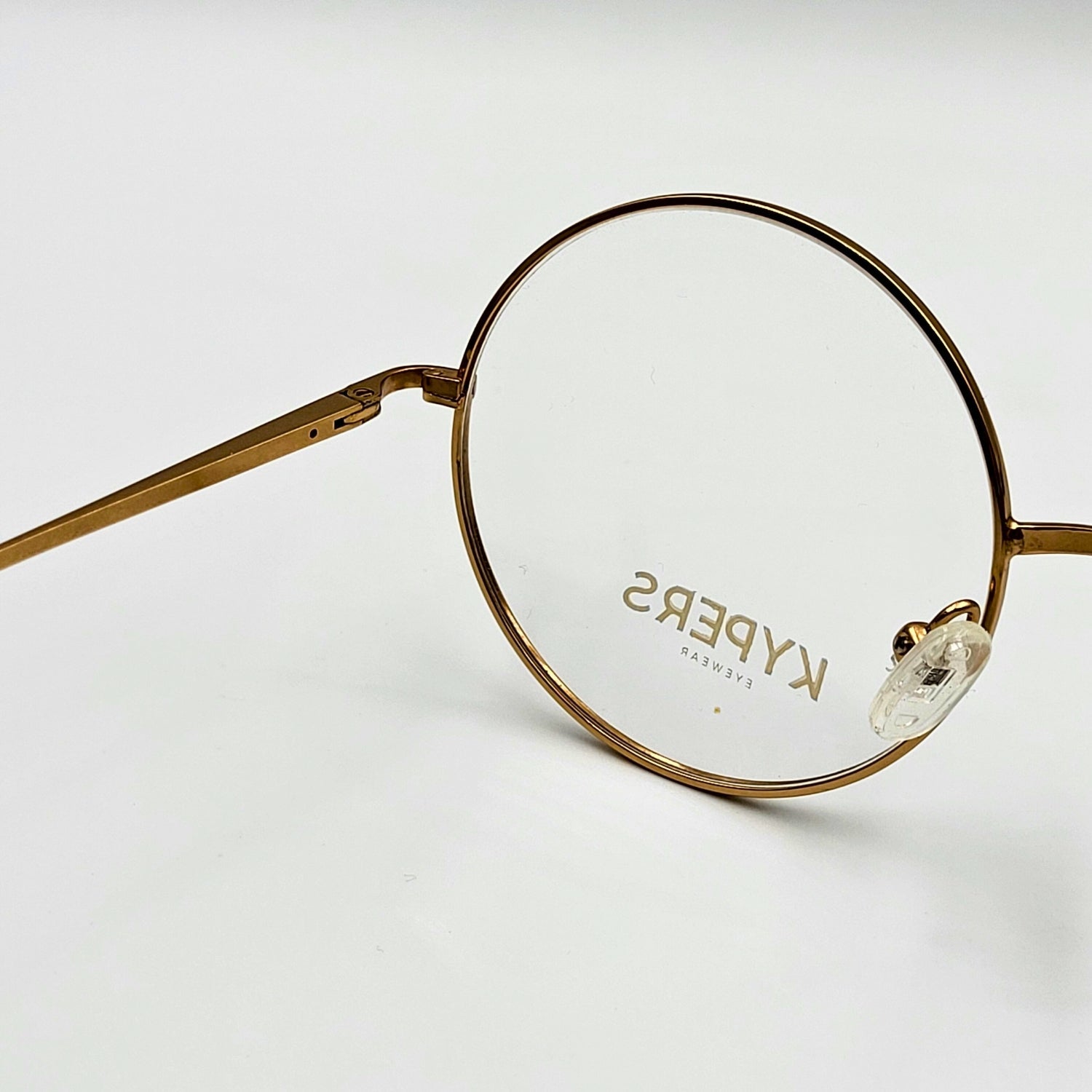 Kypers NORA - Gold Round Eyeglasses by The Nevermore – Unique Eyeglasses by Nevermore Lifestyle & Tech |