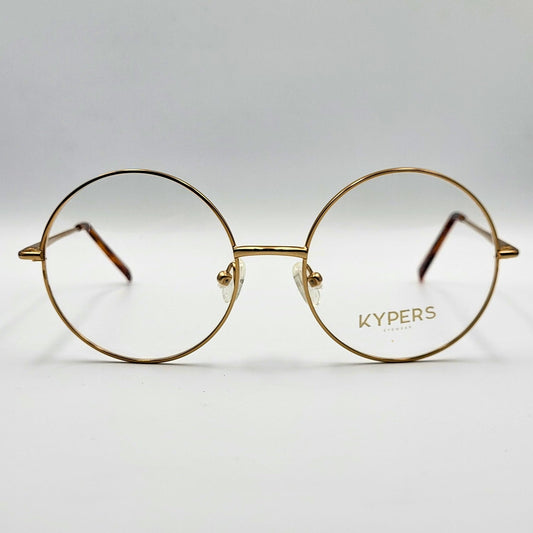 Kypers NORA - Gold Round Eyeglasses by The Nevermore – Unique Eyeglasses by Nevermore Lifestyle & Tech |