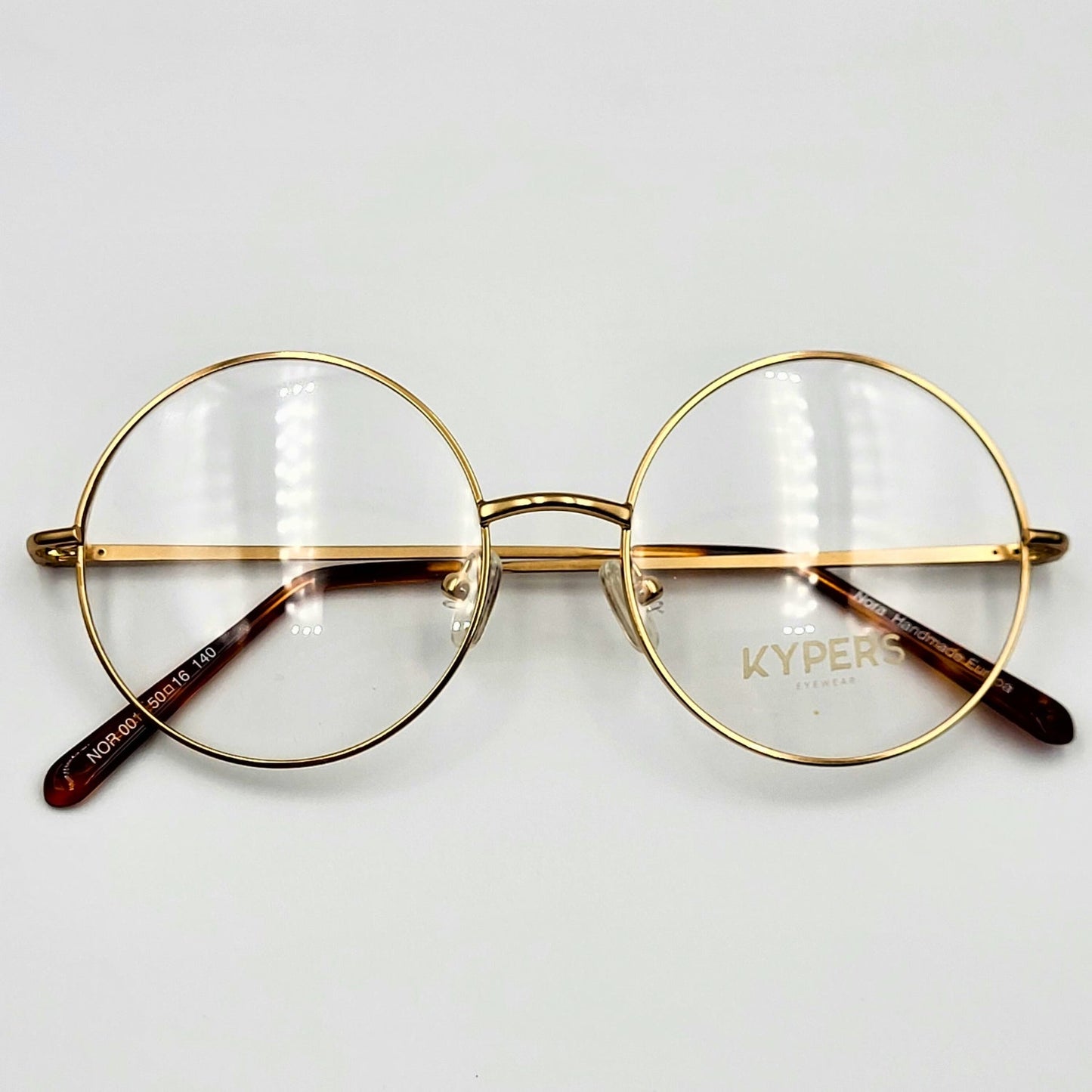 Kypers NORA - Gold Round Eyeglasses by The Nevermore – Unique Eyeglasses by Nevermore Lifestyle & Tech |