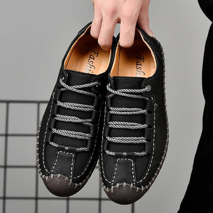 LaceStyle - Microfiber Leather Lace - Up Shoes by The Nevermore – Unique Shoes by Nevermore Lifestyle & Tech | 38 Black