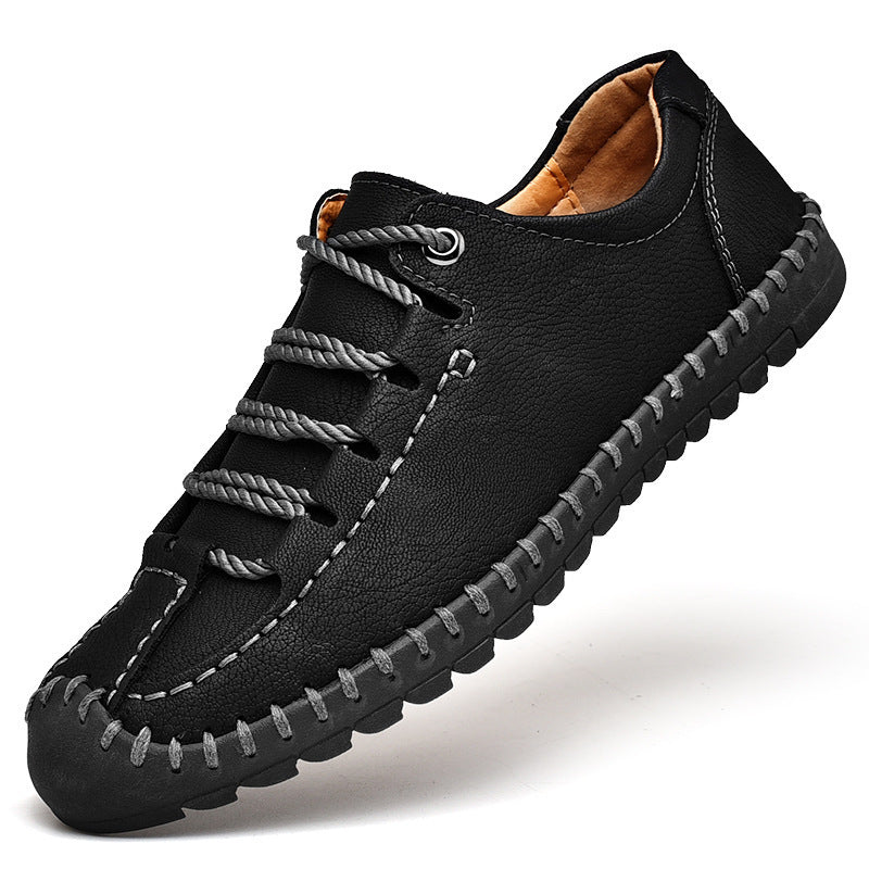 LaceStyle - Microfiber Leather Lace - Up Shoes by The Nevermore – Unique Shoes by Nevermore Lifestyle & Tech | 38 Black