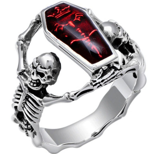 Lance Stoker Vampire - The Nevermore Gothic Ring – Unique Gothic Jewelry by Nevermore Lifestyle & Tech | 10 number Silver