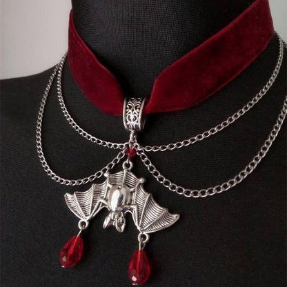 Lane Darkstorm - Gothic Pendant Choker Necklace by The Nevermore – Unique Gothic Jewelry by Nevermore Lifestyle & Tech | Black