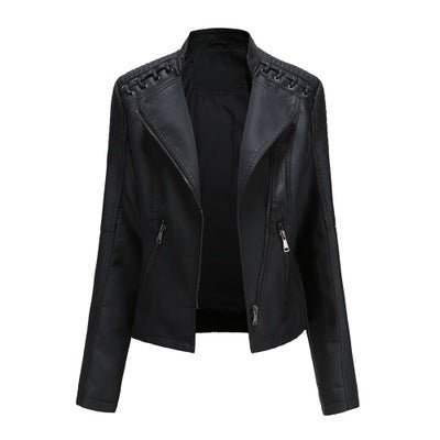 Laramie Piñeda - PU Leather Jacket by The Nevermore – Unique Jackets by Nevermore Lifestyle & Tech | 2XL Black