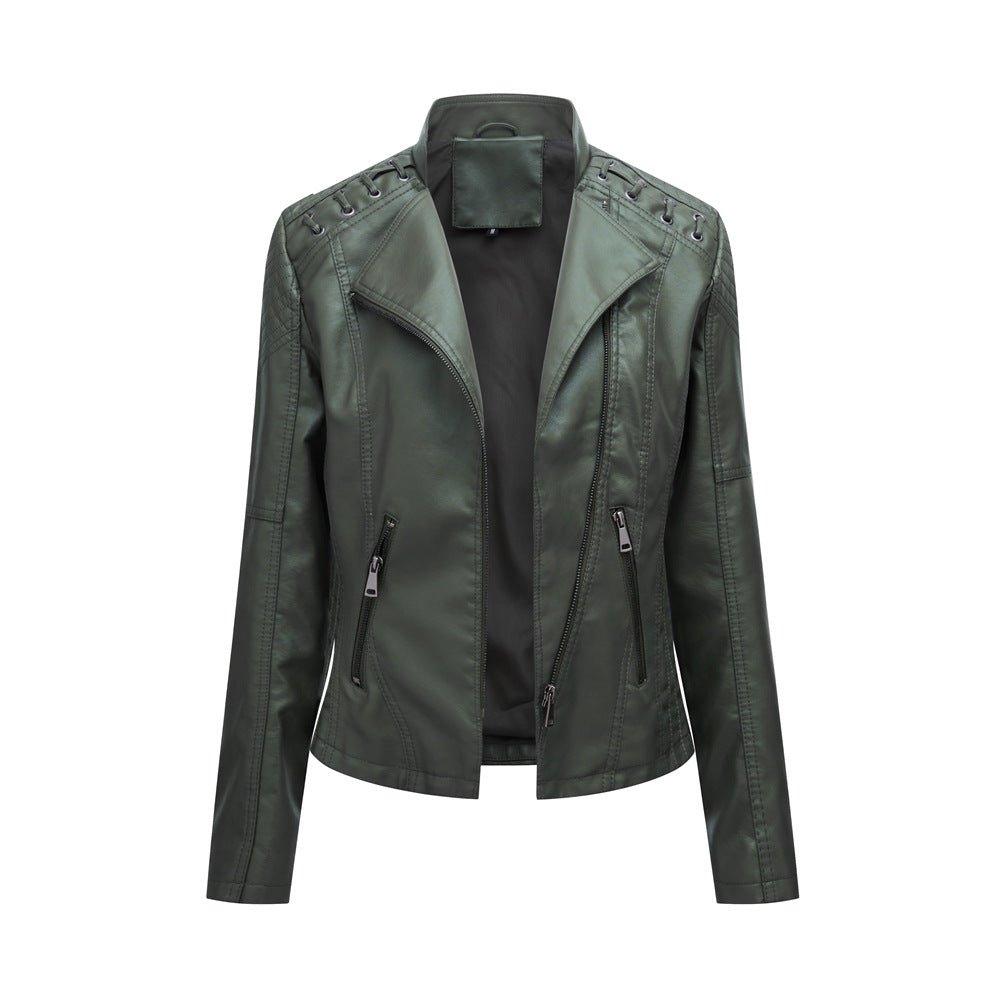 Laramie Piñeda - PU Leather Jacket by The Nevermore – Unique Jackets by Nevermore Lifestyle & Tech | 2XL Black