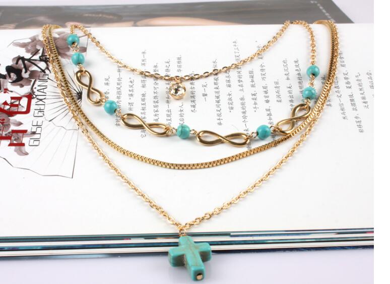 Layered Necklace - Solstice Tide by The Nevermore – Unique Pendants - Necklaces by The Nevermore |