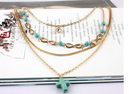 Layered Necklace - Solstice Tide by The Nevermore – Unique Pendants - Necklaces by The Nevermore |
