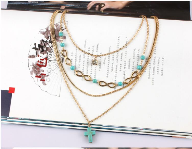 Layered Necklace - Solstice Tide by The Nevermore – Unique Pendants - Necklaces by The Nevermore |