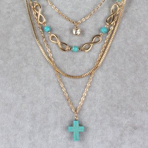 Layered Necklace - Solstice Tide by The Nevermore – Unique Pendants - Necklaces by The Nevermore |