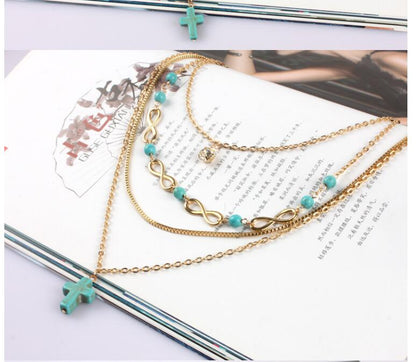 Layered Necklace - Solstice Tide by The Nevermore – Unique Pendants - Necklaces by The Nevermore |