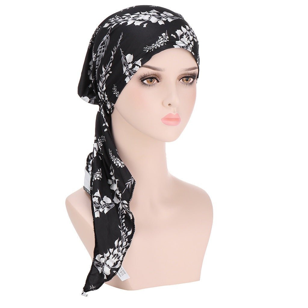Leaf Greenadil - The Nevermore Boho Headband – Unique Bandanas by Nevermore Lifestyle & Tech | One size Black