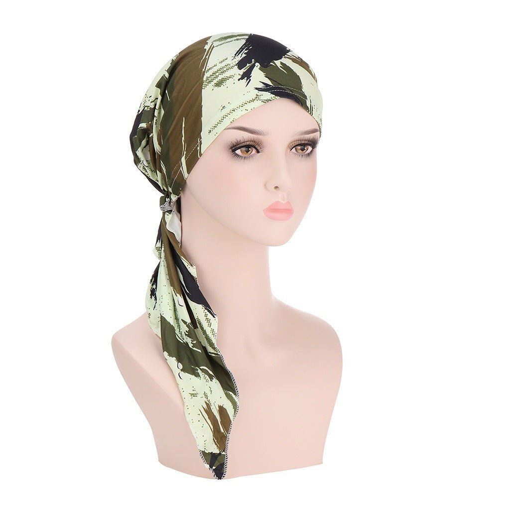 Leaf Greenadil - The Nevermore Boho Headband – Unique Bandanas by Nevermore Lifestyle & Tech | One size Military green