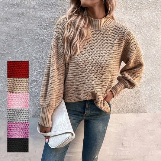 Leisure Lounge - Chic Knitted Women Sweater by The Nevermore – Unique Pullover by Nevermore Lifestyle & Tech | L Black