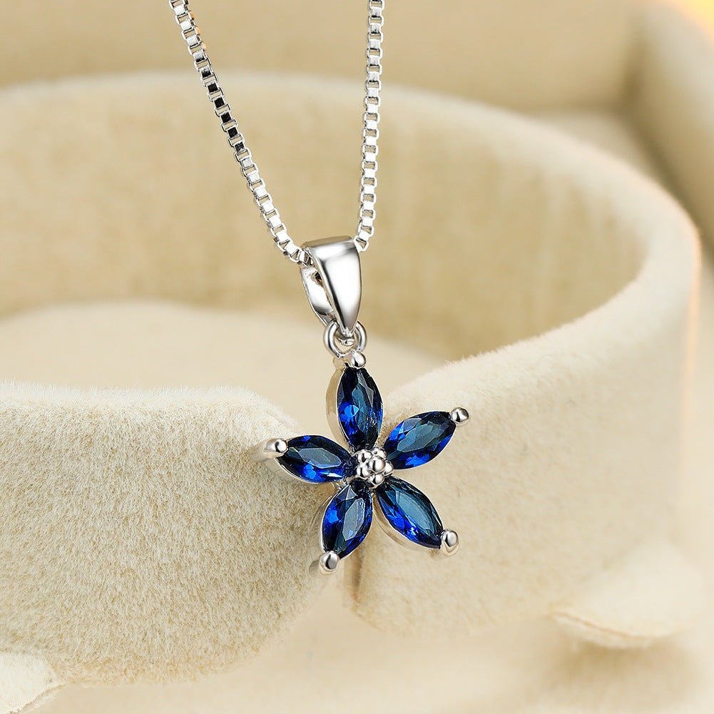 Lilaccheeks - The Nevermore Pendant for Women Necklace – Unique pendants by Nevermore Lifestyle & Tech | Platinum Royal Blue