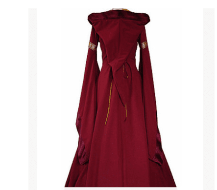 Lora Breston - The Nevermore Victorian Steampunk dress Hooded Vintage – Unique Steampunk Fashion for Women by Nevermore Lifestyle & Tech | L Red