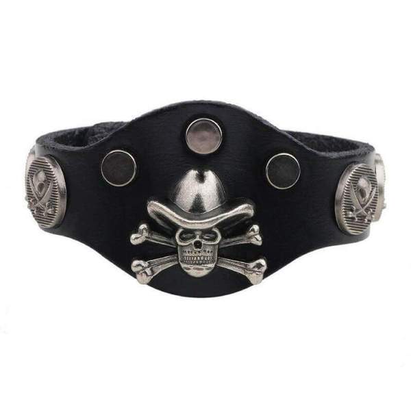 Lost - The Nevermore Gothic Skull Bracelet – Unique Gothic Jewelry by Nevermore Lifestyle & Tech | Black