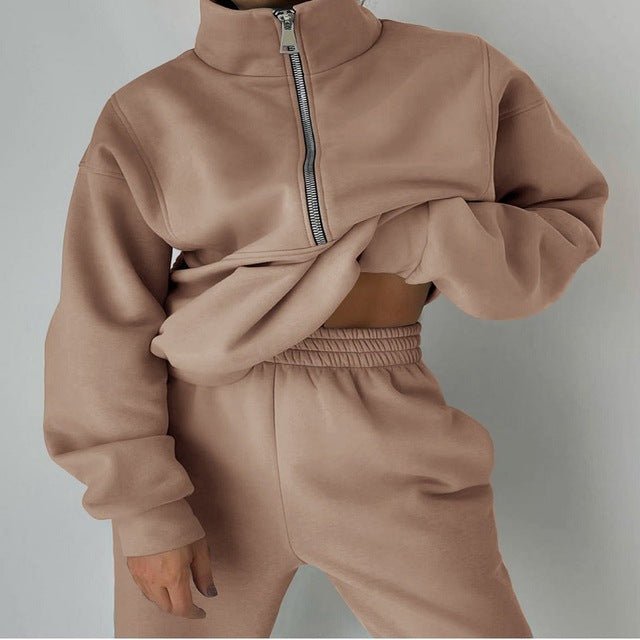 Lovey Mayten - The Nevermore Women's Set Tracksuit – Unique Trackskuit by Nevermore Lifestyle & Tech | 3XL Camel
