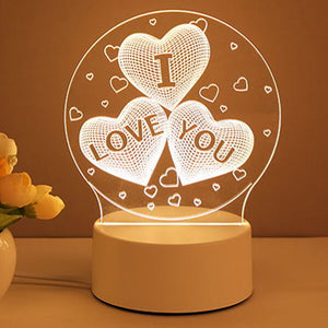 Luminous Veil – 3D LED Night Lamp by The Nevermore – Unique Home Decor by Nevermore Lifestyle & Tech | A Warm White