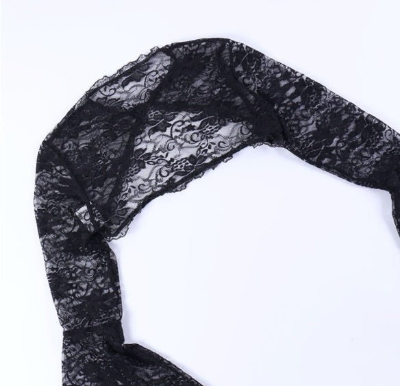 Luna Weave - The Nevermore Women Short Lace Cardigan