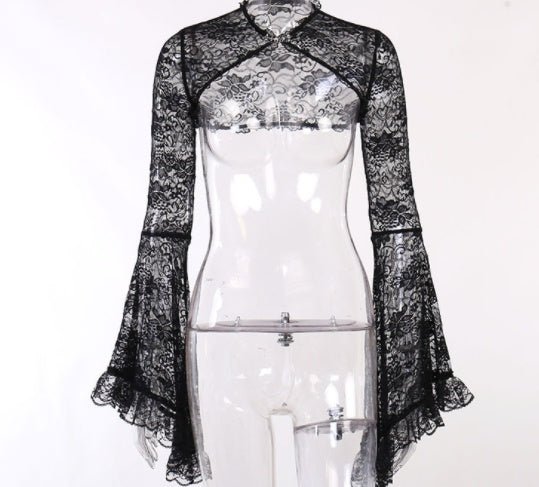 Luna Weave - The Nevermore Women Short Lace Cardigan