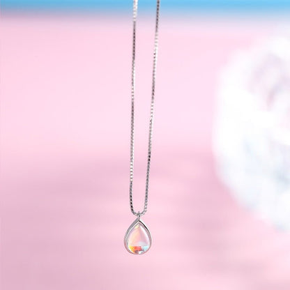 Lunaris Drop – Moonstone Pendant Necklace by The Nevermore – Unique Pendants - Necklaces by Nevermore Lifestyle & Tech | 925Silver