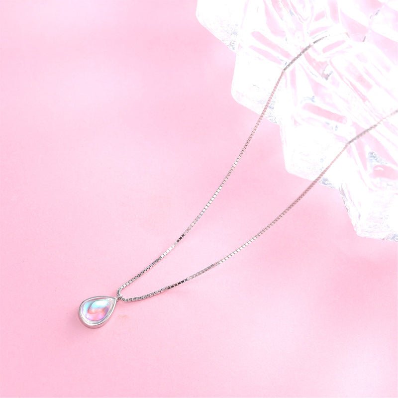 Lunaris Drop – Moonstone Pendant Necklace by The Nevermore – Unique Pendants - Necklaces by Nevermore Lifestyle & Tech | 925Silver