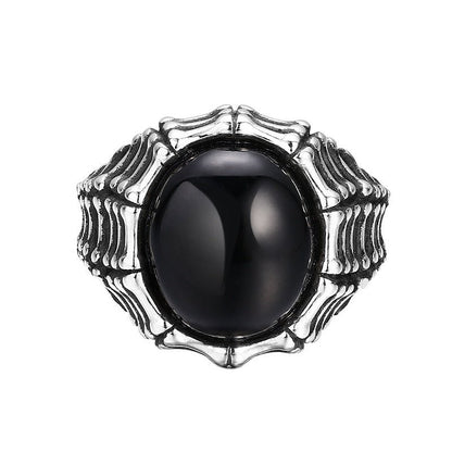 Luther - The Nevermore Silver Ring for Men and Women – Unique Rings for Men by Nevermore Lifestyle & Tech | Open End Universal Size