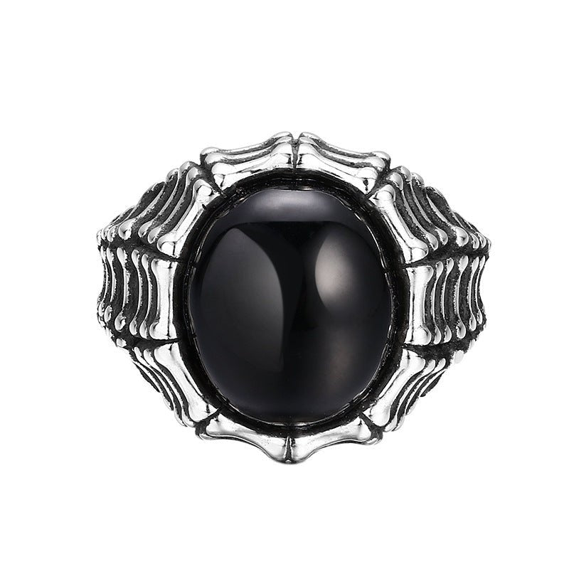 Luther - The Nevermore Silver Ring for Men and Women – Unique Rings for Men by Nevermore Lifestyle & Tech | Open End Universal Size