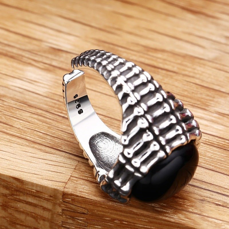 Luther - The Nevermore Silver Ring for Men and Women – Unique Rings for Men by Nevermore Lifestyle & Tech | Open End Universal Size