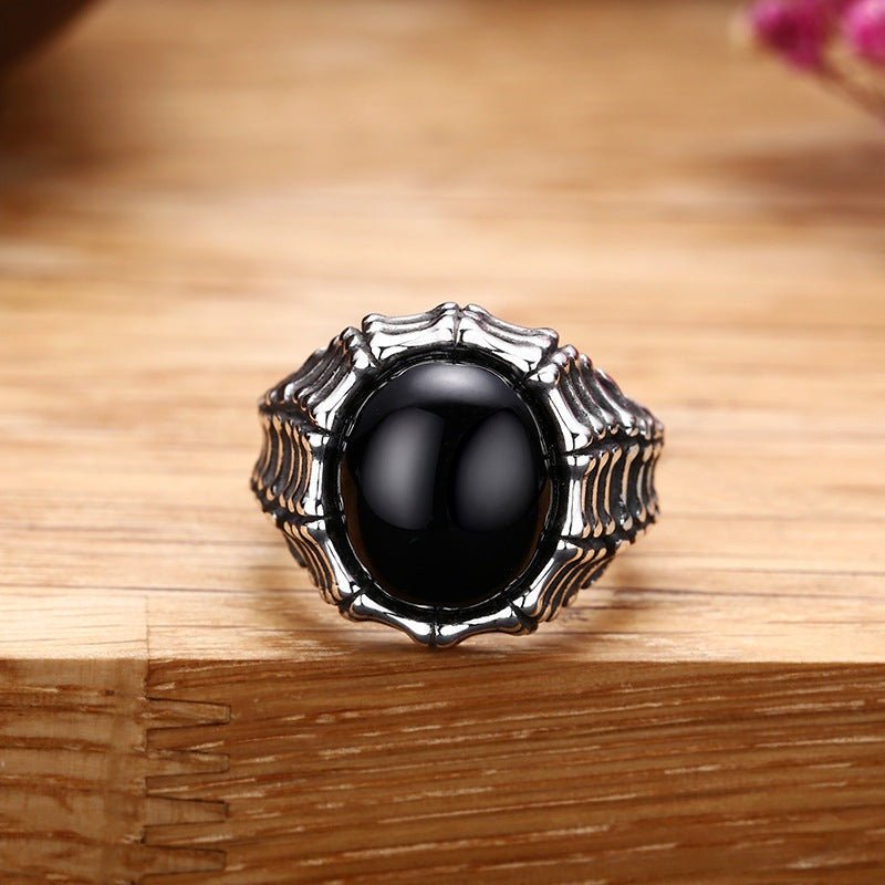 Luther - The Nevermore Silver Ring for Men and Women – Unique Rings for Men by Nevermore Lifestyle & Tech | Open End Universal Size