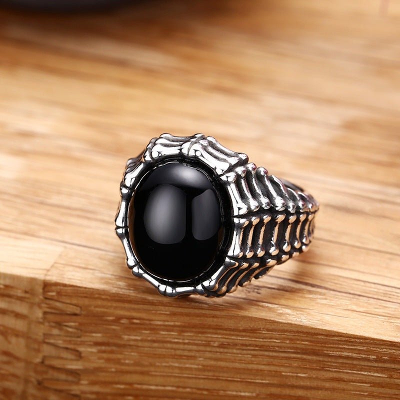 Luther - The Nevermore Silver Ring for Men and Women – Unique Rings for Men by Nevermore Lifestyle & Tech | Open End Universal Size