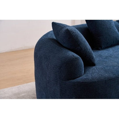 LY-025 Compression Sofa - 4-Seater Chenille by The Nevermore