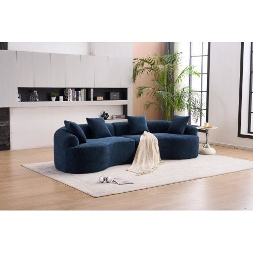 LY-025 Compression Sofa - 4-Seater Chenille by The Nevermore